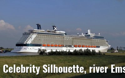 Celebrity Silhouette, river Ems conveyance, 30. June 2011
