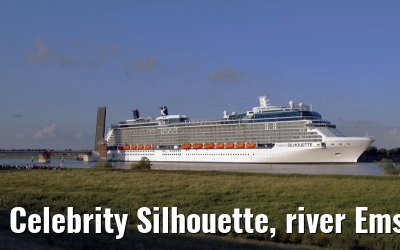 Celebrity Silhouette, river Ems conveyance, 30. June 2011