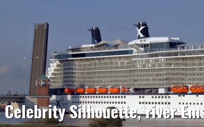Celebrity Silhouette, river Ems conveyance, 30. June 2011