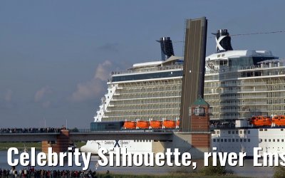 Celebrity Silhouette, river Ems conveyance, 30. June 2011