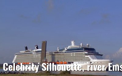 Celebrity Silhouette, river Ems conveyance, 30. June 2011