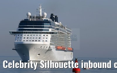 Celebrity Silhouette inbound cruise port Warnemuende 05. July 2015