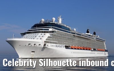 Celebrity Silhouette inbound cruise port Warnemuende 05. July 2015
