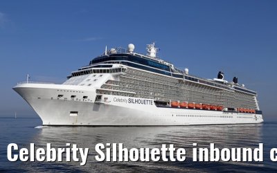 Celebrity Silhouette inbound cruise port Warnemuende 05. July 2015