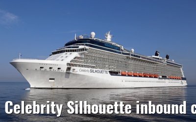 Celebrity Silhouette inbound cruise port Warnemuende 05. July 2015