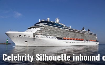 Celebrity Silhouette inbound cruise port Warnemuende 05. July 2015