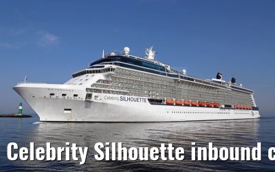 Celebrity Silhouette inbound cruise port Warnemuende 05. July 2015