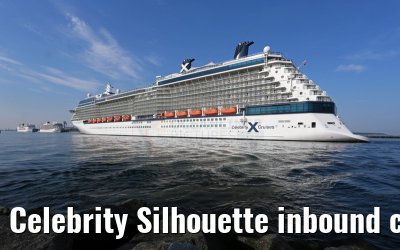 Celebrity Silhouette inbound cruise port Warnemuende 05. July 2015