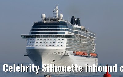 Celebrity Silhouette inbound cruise port Warnemuende 05. July 2015