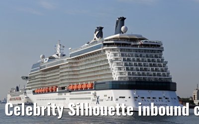 Celebrity Silhouette inbound cruise port Warnemuende 05. July 2015