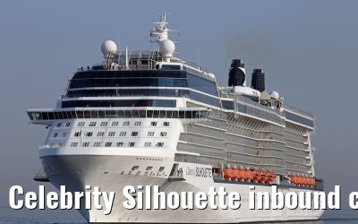 Celebrity Silhouette inbound cruise port Warnemuende 05. July 2015