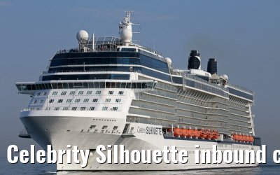Celebrity Silhouette inbound cruise port Warnemuende 05. July 2015