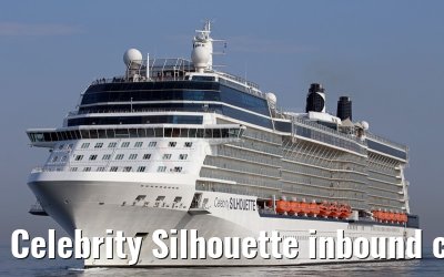 Celebrity Silhouette inbound cruise port Warnemuende 05. July 2015