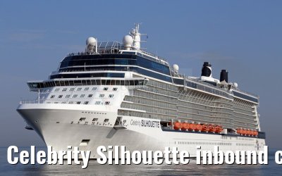 Celebrity Silhouette inbound cruise port Warnemuende 05. July 2015