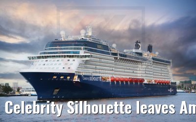Celebrity Silhouette leaves Amsterdam 28.05.2022