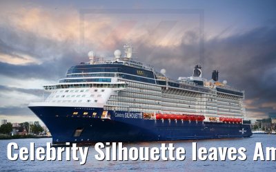 Celebrity Silhouette leaves Amsterdam 28.05.2022