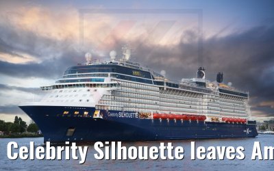 Celebrity Silhouette leaves Amsterdam 28.05.2022