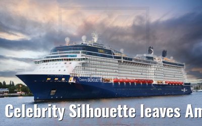 Celebrity Silhouette leaves Amsterdam 28.05.2022