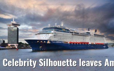 Celebrity Silhouette leaves Amsterdam 28.05.2022