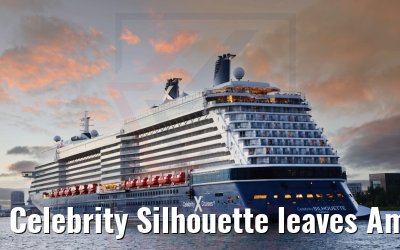 Celebrity Silhouette leaves Amsterdam 28.05.2022
