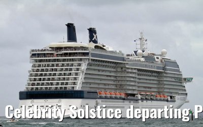 Celebrity Solstice departing Port Everglades, 05. February 2012