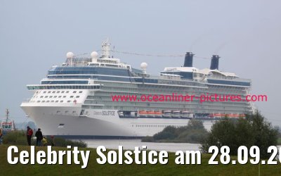 Celebrity Solstice am 28.09.2008 auf der Ems