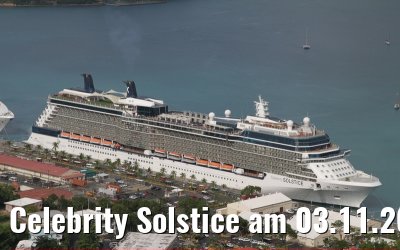 Celebrity Solstice am 03.11.2010 in Charlotte Amalie