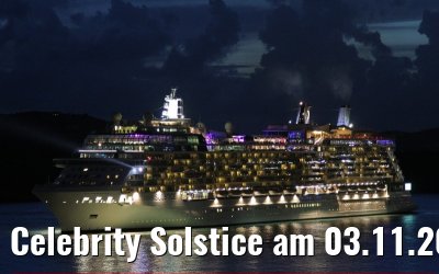 Celebrity Solstice am 03.11.2010 in Charlotte Amalie