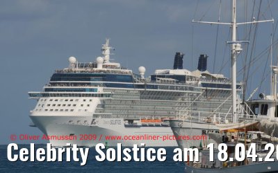 Celebrity Solstice am 18.04.2009 vor Nassau