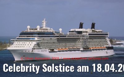Celebrity Solstice am 18.04.2009 vor Nassau