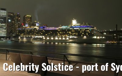 Celebrity Solstice - port of Sydney - December 10, 2012