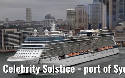 Celebrity Solstice - port of Sydney - December 11, 2012