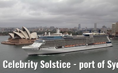 Celebrity Solstice - port of Sydney - December 11, 2012