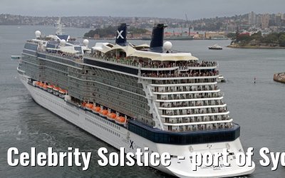 Celebrity Solstice - port of Sydney - December 11, 2012