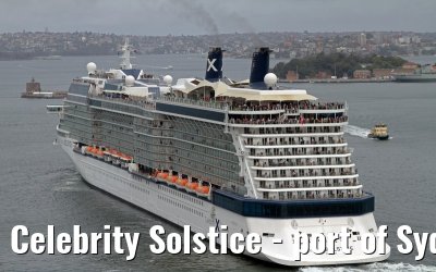 Celebrity Solstice - port of Sydney - December 11, 2012