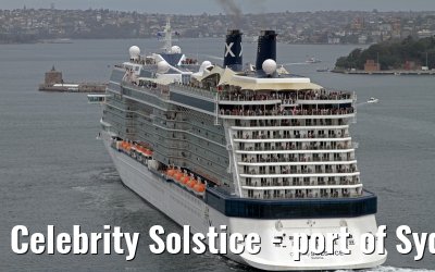 Celebrity Solstice - port of Sydney - December 11, 2012