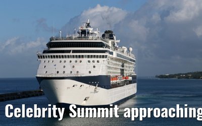 Celebrity Summit approaching Bridgetown 26.01.2015