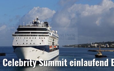 Celebrity Summit einlaufend Bridgetown 26.01.2015