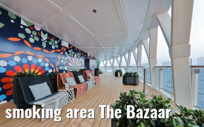 smoking area The Bazaar