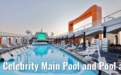 Celebrity Main Pool and Pool area