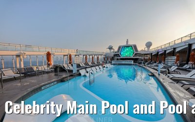 Celebrity Main Pool and Pool area