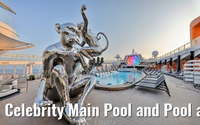 Celebrity Main Pool and Pool area
