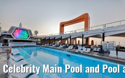 Celebrity Main Pool and Pool area