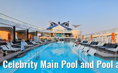 Celebrity Main Pool and Pool area