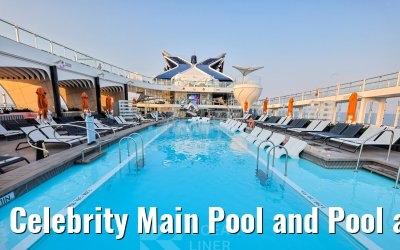 Celebrity Main Pool and Pool area