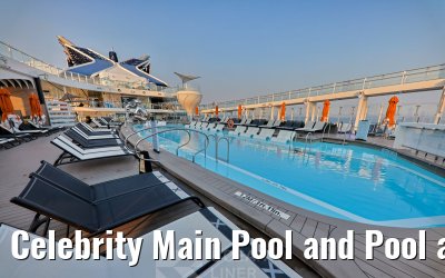 Celebrity Main Pool and Pool area