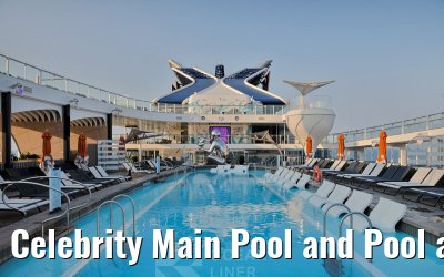 Celebrity Main Pool and Pool area
