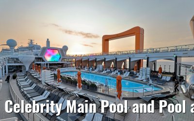 Celebrity Main Pool and Pool area