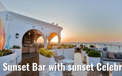 Sunset Bar with sunset Celebrity XCel