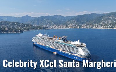 Celebrity XCel Santa Margherita evening view 28.07.2026